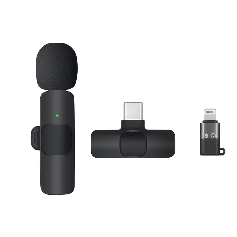 Buttonhole Wireless Lapel Microphone Bluetooth Mic Mini For Cell Mobile Phone PC Tiny Micro Tie Small USB