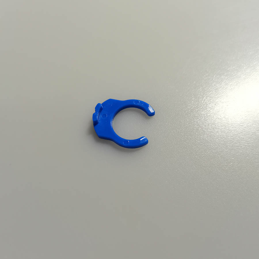100Pcs 1/4 "3/8" ODท่อPEท่อสีฟ้าคลิปC-Ringท่อQuickเชื่อมต่อAquarium ROระบบReverse Osmosis