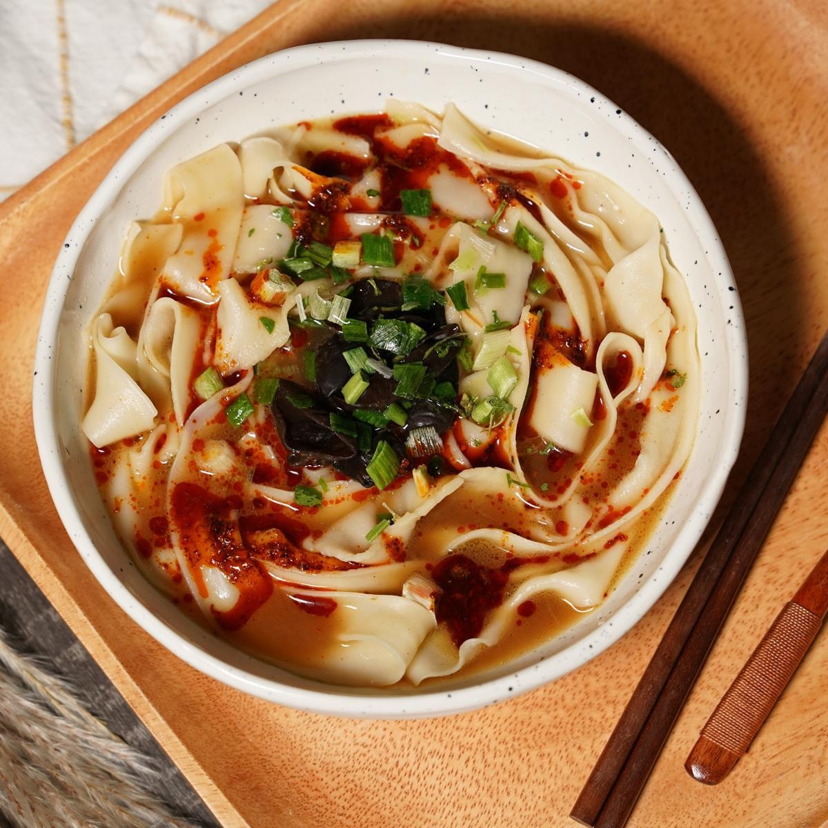 [4Packs] WanHe Sizzling Pot Noodles: Authentic Henan Cuisine, 153g*4Packs.