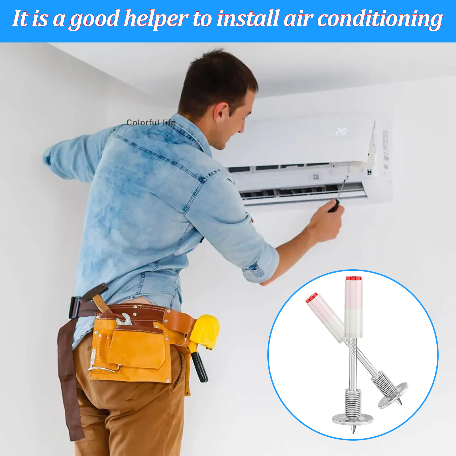 100 pçs 7.3mm de diâmetro 42mm extra longo unhas de concreto arma rebite multi-purpose prego m8 parafuso porca unhas para arma de unhas de aço manual