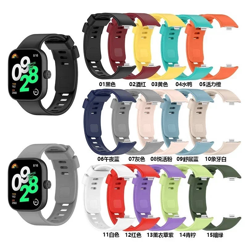 Correa de silicona Original para reloj inteligente Redmi 4, pulsera para reloj Redmi 4, accesorios deportivos