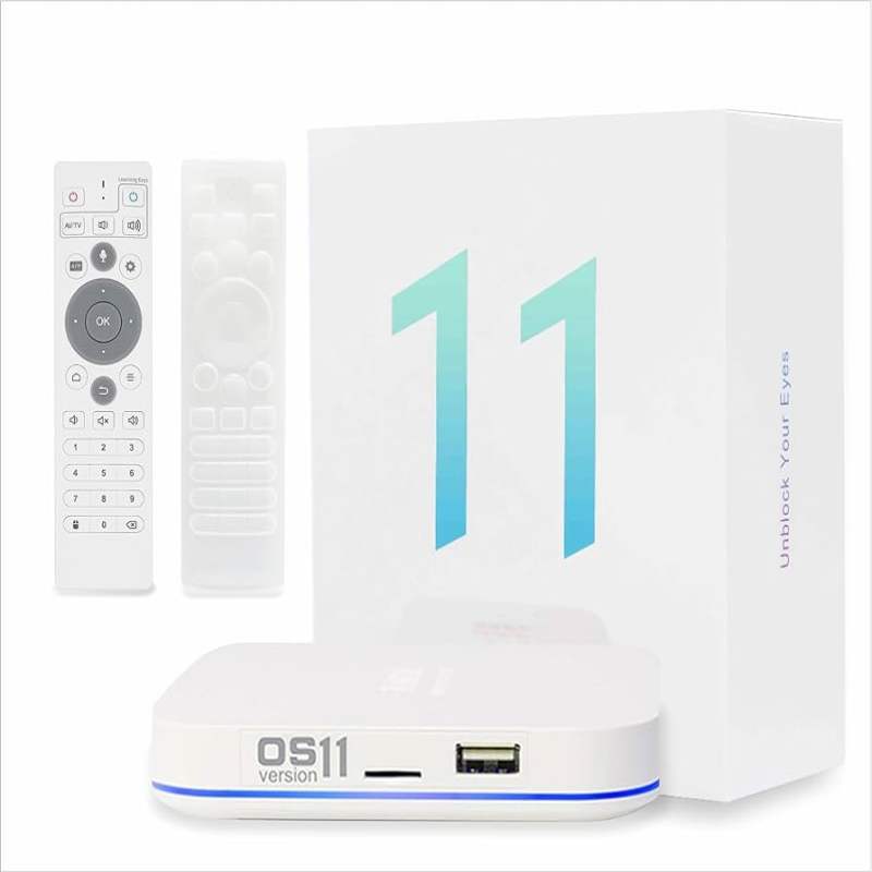 [Genuino] 2024 NUEVA LLEGADA Desbloquee Tech 11 Android TV Box 2024 UBOX 11 PRO MAX 4GB64GB mejor decodificador vs evpad 11
