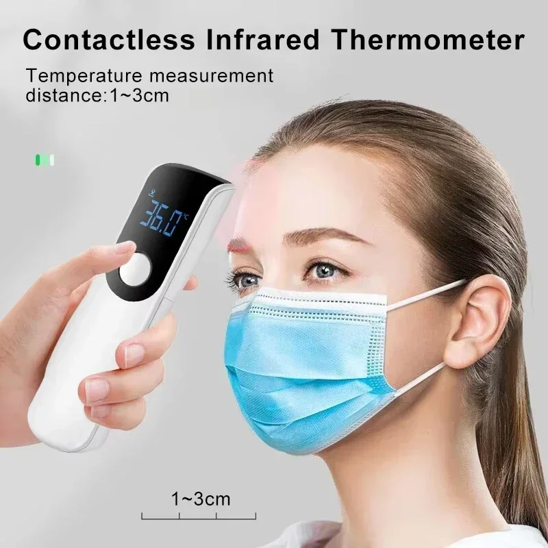 Termómetro frontal instantáneo sin contacto para adultos y bebés |   Kit de seguridad de viaje y emergencia para automóvil con detección precisa de fiebre