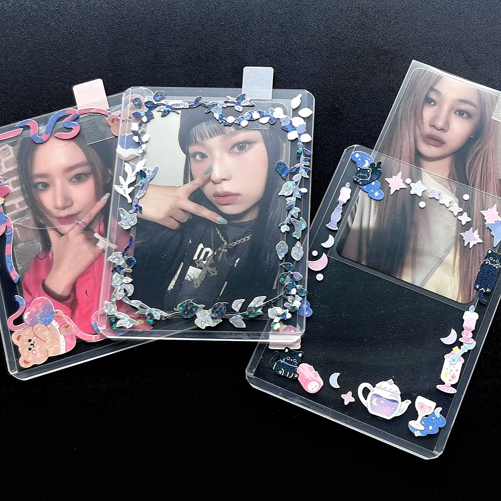 Utalo 1 〜 50 個 35PT クリアホワイトカードホルダーカードスリーブ卸売 KPOP フォトカードトレーディング供給垂直水平トップローダー