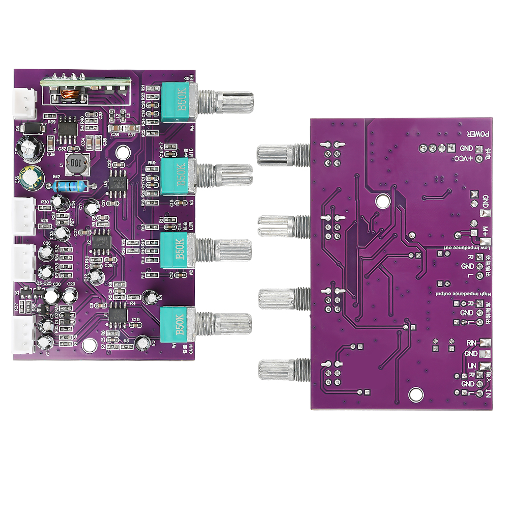 DC9-29V Front-End Moederbord TINE553 Voorversterker Board Luidspreker Front-End Tuning Versterking Board Ingebouwde Boost Module