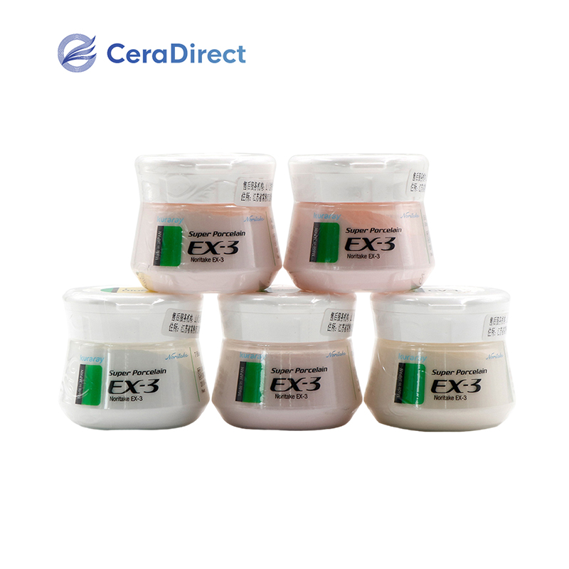 Kuraray Dental Lab Noritake EX-3 ทันตกรรมโลหะ Super Porcelain Powder (50g) nA1B NW0B EW0B—— nB