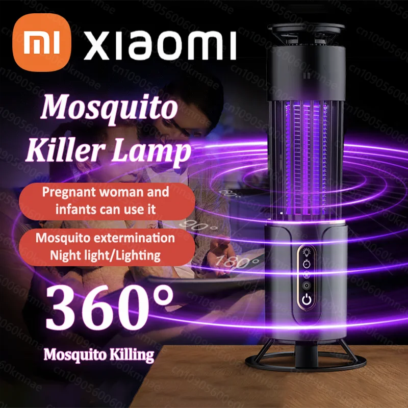 Xiaomi-Lámpara eléctrica antimosquitos, trampa para insectos y moscas, luz para acampar al aire libre, temporizador USB, repelente de insectos
