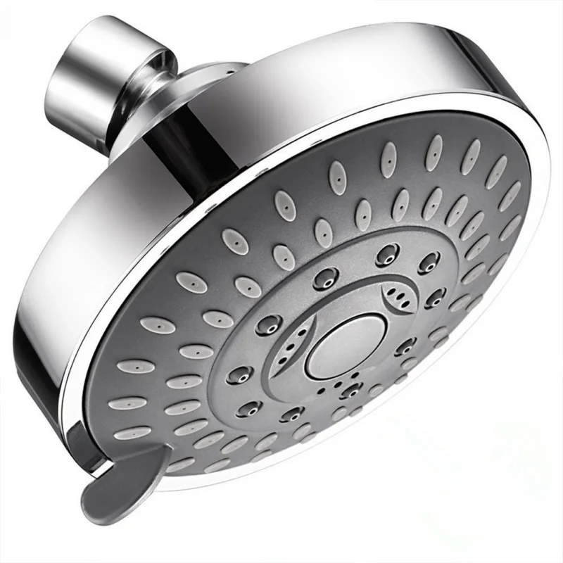 5 Modi Hochdruck-Duschkopf, 10,2 cm, hoher Durchfluss, feste Duschköpfe, Sprühgerät, Badezimmer, Regenduschkopf, Wasserhahn, Ersatzteil