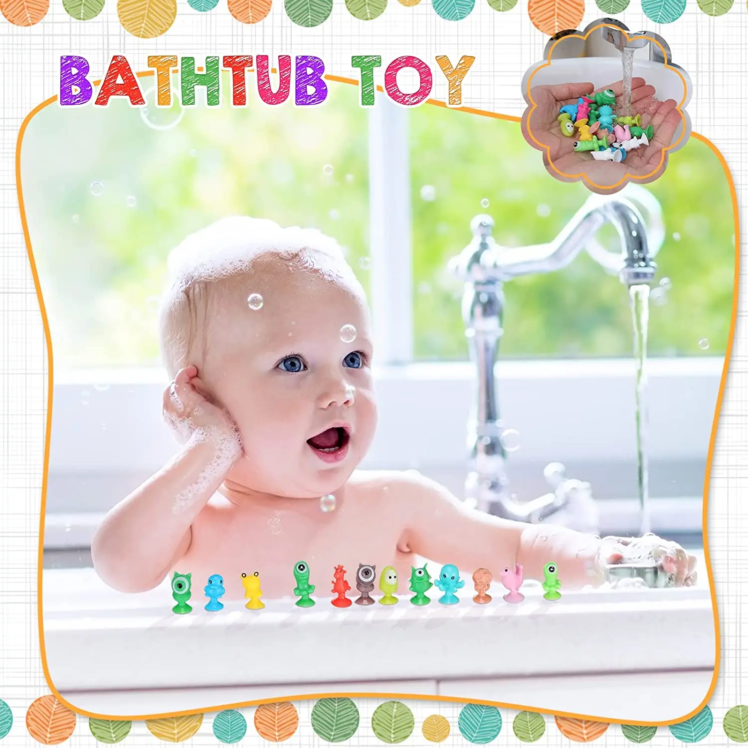 10/20/50 Cái/lốc Mini Hút Búp Bê Mềm Đất Lạ Động Vật Cupule Hút Trẻ Em Hành Động Đồ Chơi Viên Mẫu vòi Hút Con Rối