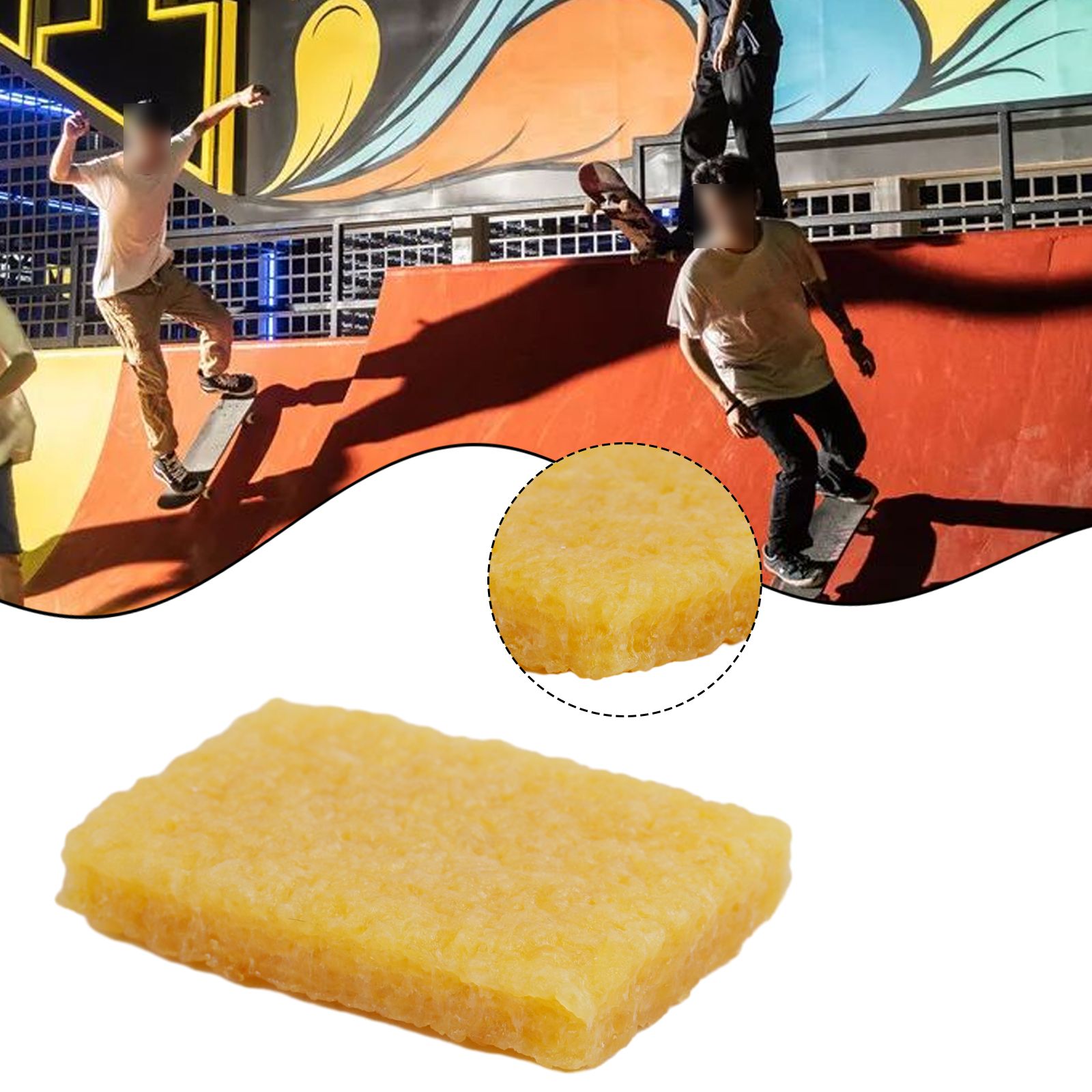 Gomme de nettoyage en caoutchouc pour planche à roulettes, Longboard Griptape Cruiser, planche de patinage, dissolvant de saleté, lingette légère, Kit de nettoyage, accessoires
