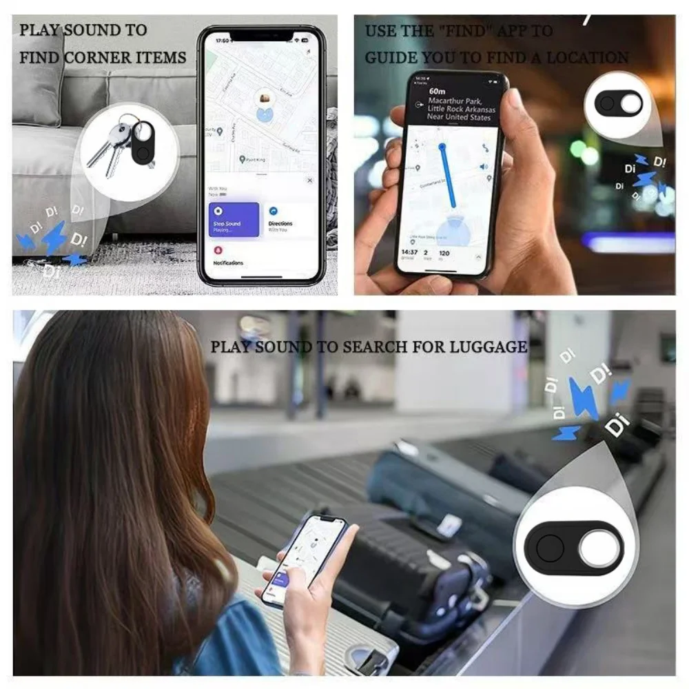 GPS-трекер для телефонов Samsung Android Google Find My Device Bluetooth-локатор Finder Глобальное позиционирование Анти-потерянная смарт-тег