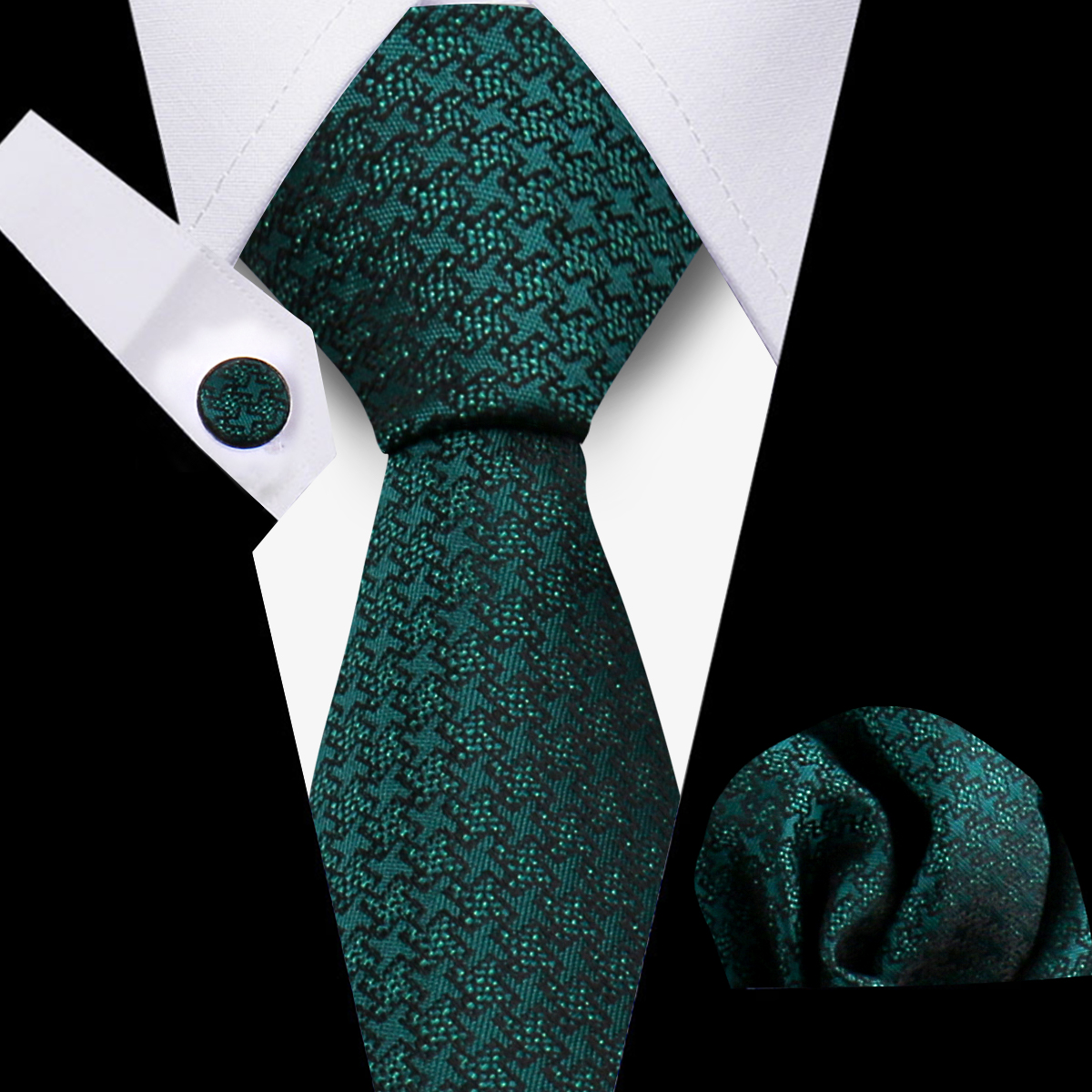 ผู้ชายเนคไท Tie ผ้าเช็ดหน้าคลาสสิกลายสก๊อตเนคไท Cufflinks สําหรับชายเสื้อธุรกิจอุปกรณ์จัดงานแต่งงานผู้หญิงคอ Man ของขวัญ