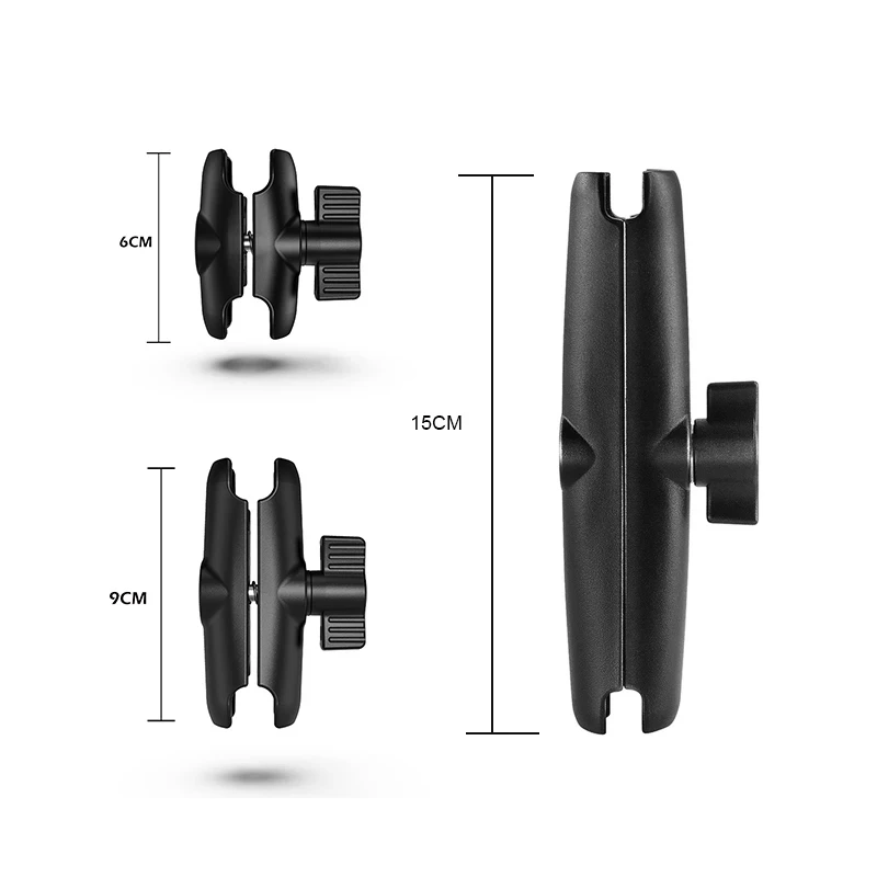 1'' inch Ball Head Adapter for Mount Motorcycle Handlebar Clip Rearview Mirror Bracket for GoPro Insta360 Camera Accessories