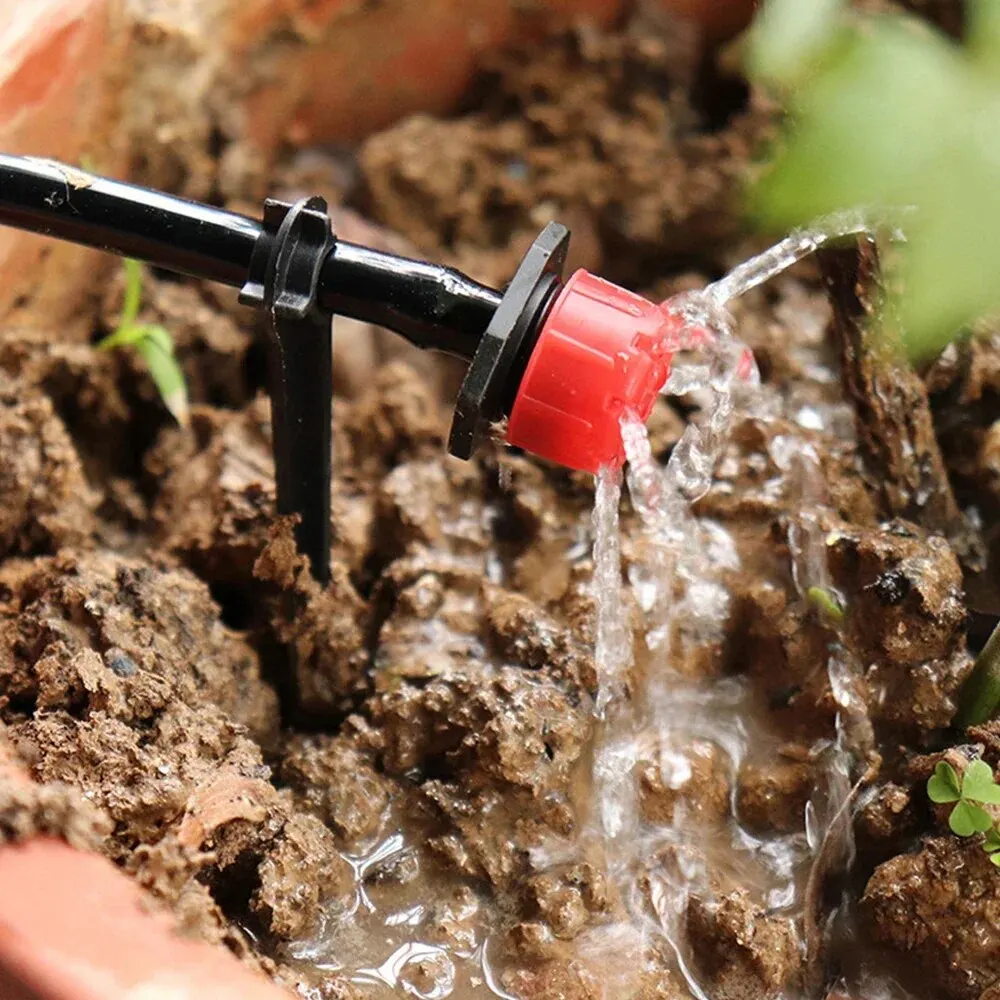 10/50pcs ปรับหยดชลประทาน Sprinklers,1/4 ''Micro Drippers สําหรับระบบรดน้ํา, emitter สําหรับพืชสวน