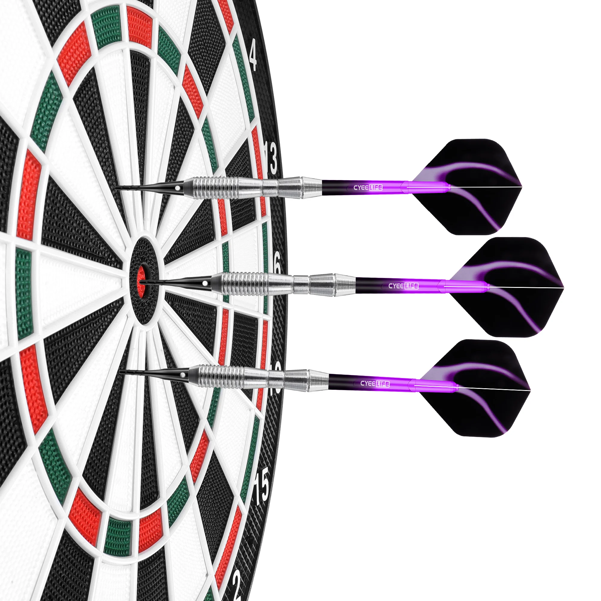 CyeeLife 18g Soft Tipped ลูกดอก Professional ในร่มพลาสติกเคล็ดลับลูกดอกชุดสําหรับอิเล็กทรอนิกส์ Dartboard เกมกล่องเก็บพลาสติก