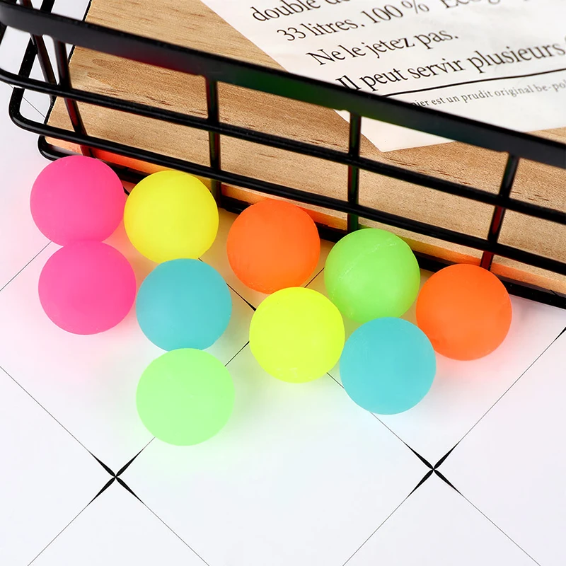 15 ชิ้น/ล็อต High BOUNCE ลูกบอลของเล่นเด็กของขวัญ PARTY ตกแต่งเด็ก Bouncing Ball รูปแบบ Soild สี 2 สี BOUNCE Ball