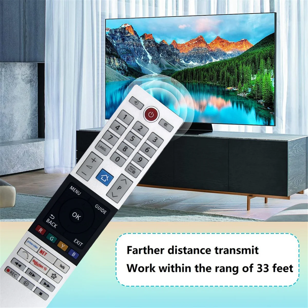 BABQ Replace CT-8567 CT8567 Remote Control for Toshiba CT8538 LCD LED TV Remote Controller