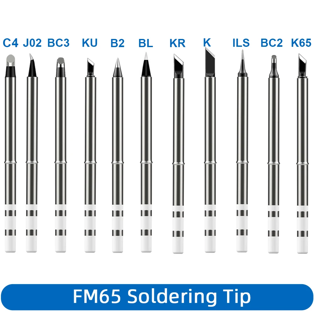 FM65 Soldering Iron Tip for T65 HS-01 GD300 Soldering Iron Replacement Heater Solder Welding repair tools Not Applicable T12 tip