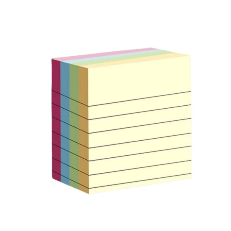 100/200 หน้าแนวนอน Sticky Notes กระดาษโน้ตบุ๊คขนาดใหญ่สํานักงานนักเรียน Sticky Notes Notebook Notes
