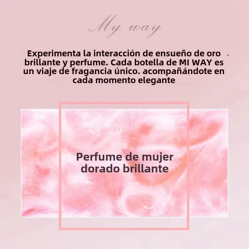 Perfume de marca My Way Flying Sand, fragancia de larga duración, Perfume de madera para mujer, 50ml