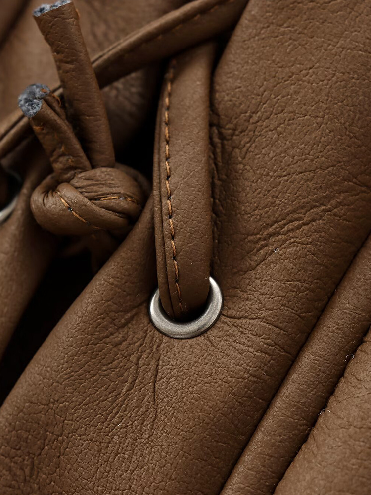 Jaqueta retrô de couro de camurça feminina, casaco com renda com cinto, top curto, roupas estilo europeu e americano, nova moda