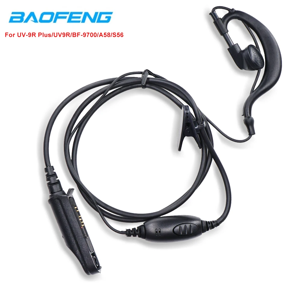Водонепроницаемые наушники-вкладыши, гарнитура для Baofeng UV 9R Plus BF-9700 BF-A58 S56