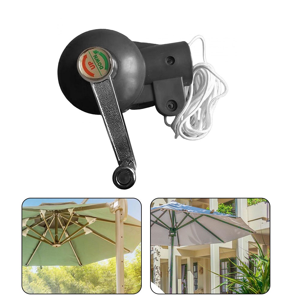 Acessórios para guarda-chuva de pátio, suporte de substituição resistente, alça de manivela, acessórios de jardim ao ar livre