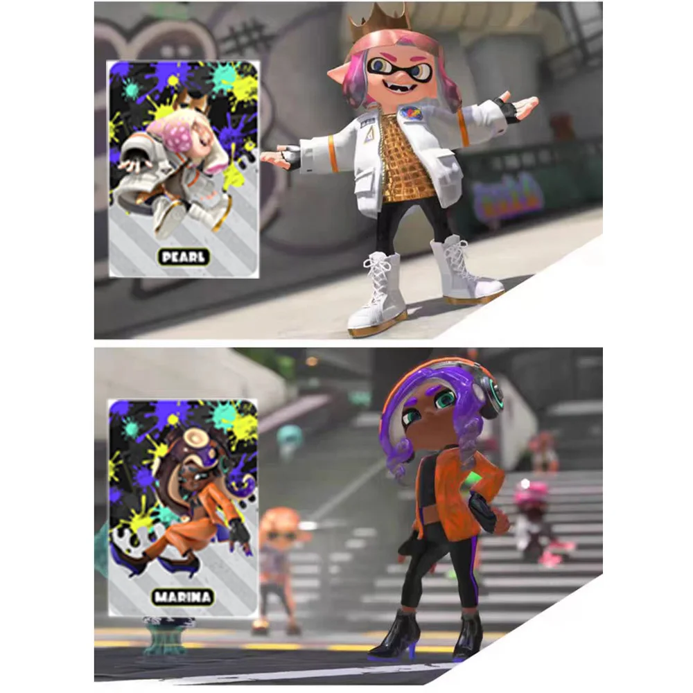 New Splatoons 3 Callie Marie Pearl Marina card Splatoons NFC rfid tag card Splatoons 1 - 3 Linkage ns switch