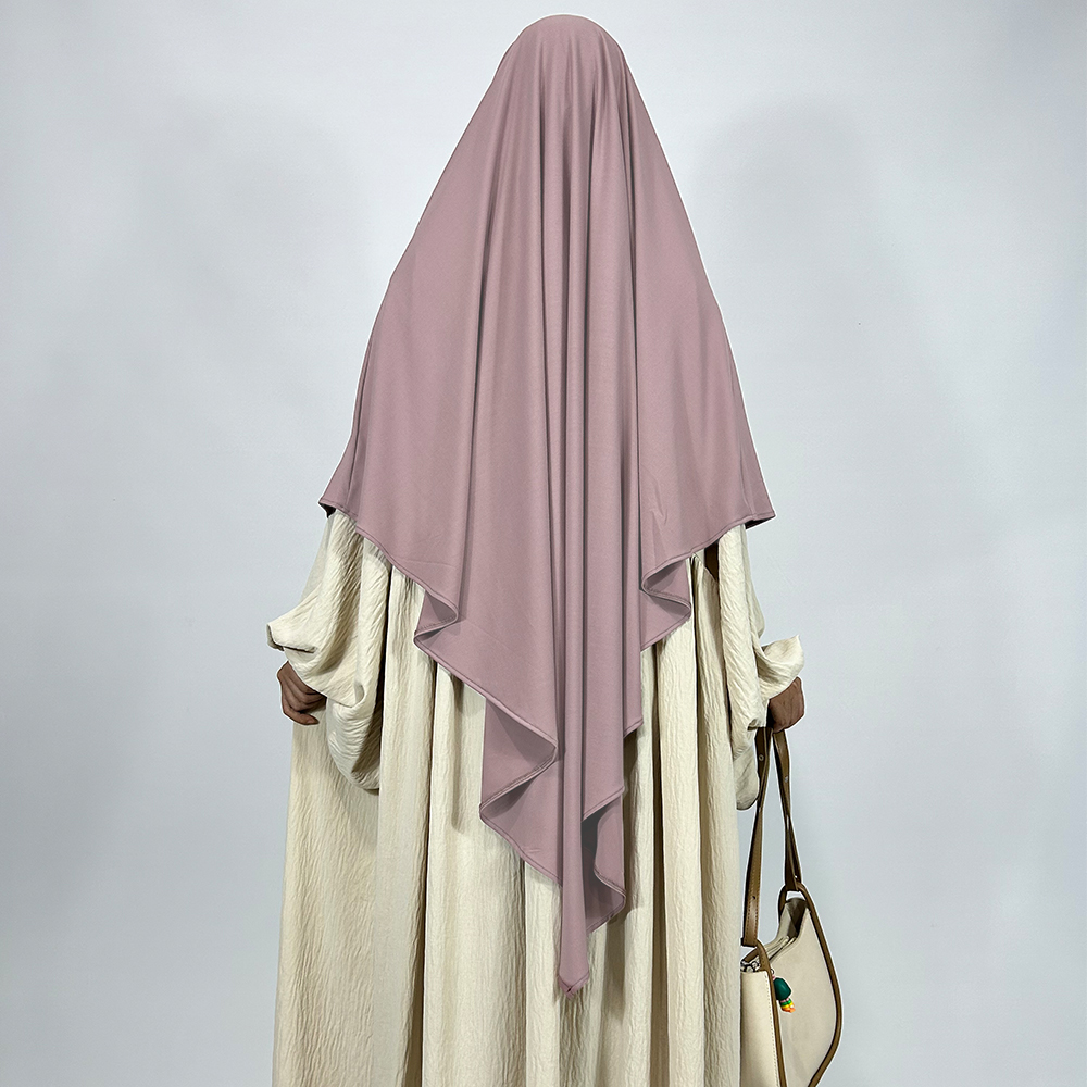 Premium-Trikot, Khimar, dehnbar, atmungsaktiv, hochwertig, einlagig, EID, Ramadan, muslimische Frauen, islamische Diamantform, Gebet, Hijab