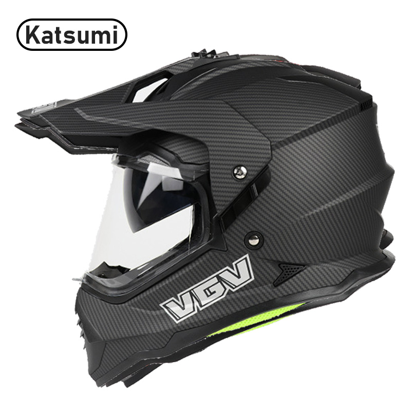 DOT & ECE Certified Adventure Off-Road Helmet - Lightweight, Full Face Protection, Premium Comfort Features