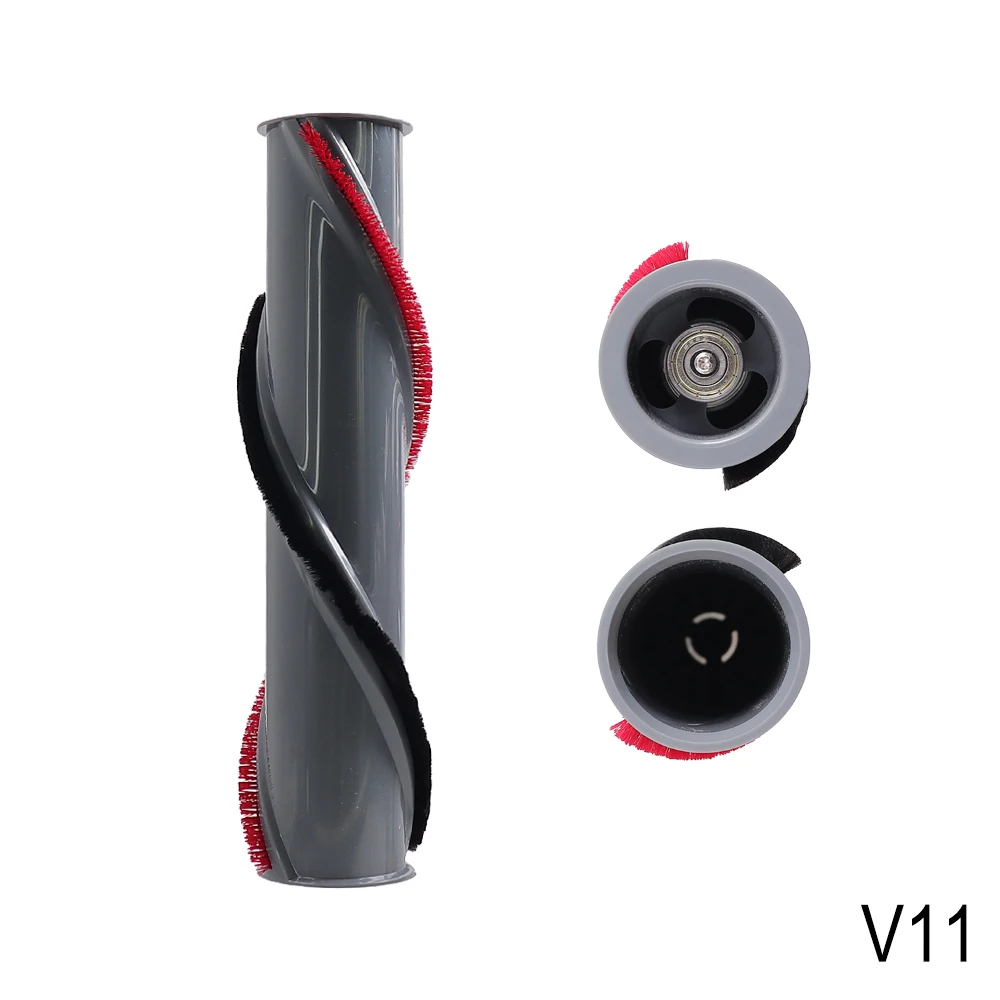 แปรงม้วนสำหรับเครื่องดูดฝุ่นไร้สาย Dyson V6 V8 V10 V11 แปรงม้วนสำรอง หัวแปรงไฟฟ้า ชิ้นส่วนลูกกลิ้งแปรง