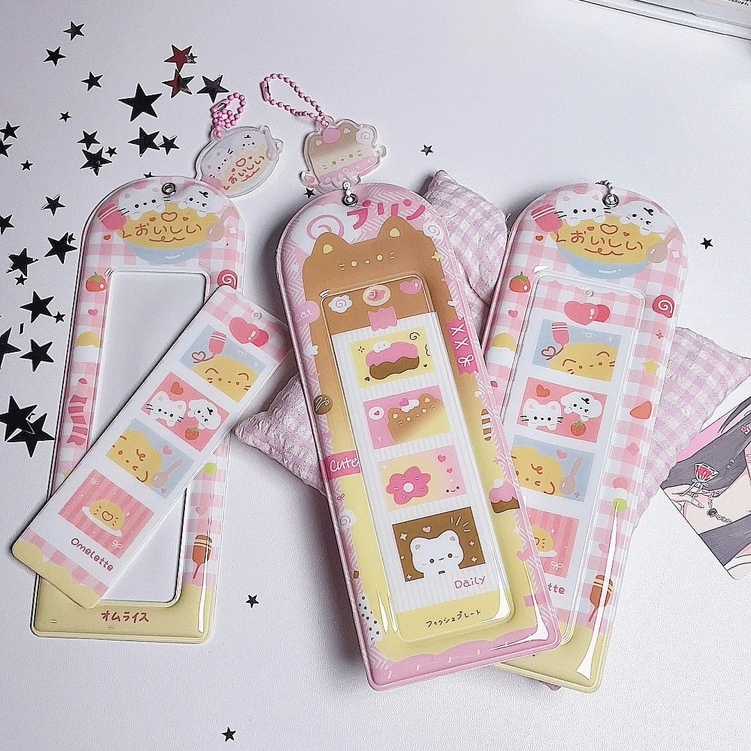 Photocard Holder, PVC Photocard Holder Shaped Transparent Card Case Student Campus Card Access Bag