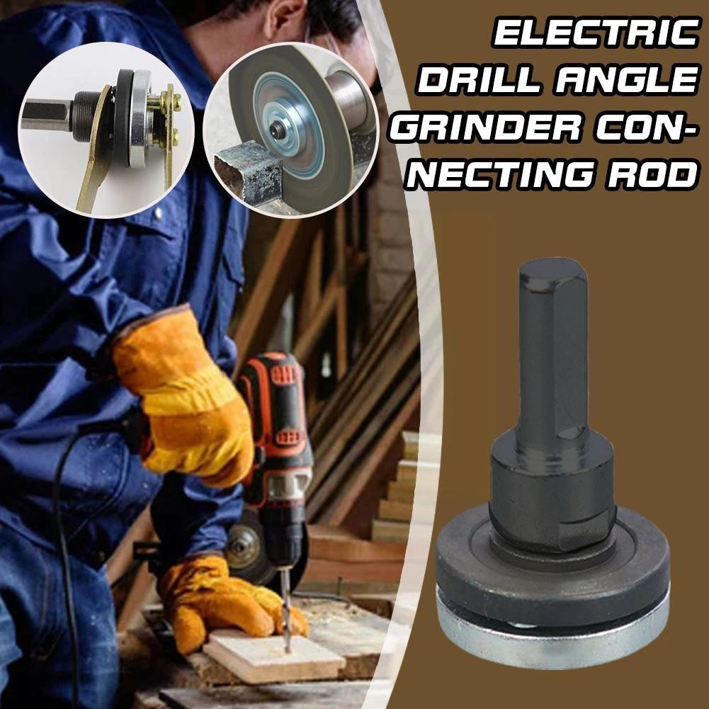 10mm broca elétrica para moedor de ângulo biela conversor conjunto moagem conexão adaptador ferramenta elétrica para disco corte