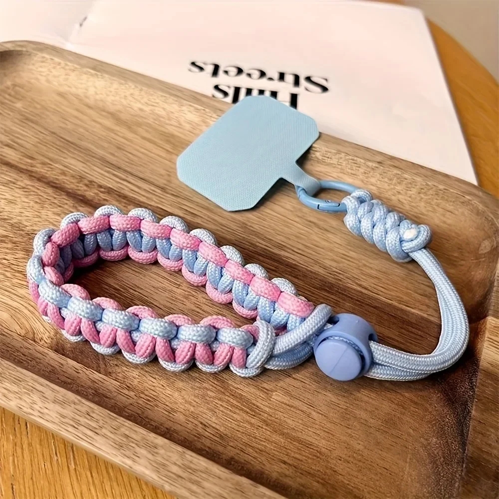 Handgewebtes, verstellbares Handy, universelles Lanyard, Handschlaufe, Outdoor-Sport, praktisches Sicherheits-Anti-Drop-Seil