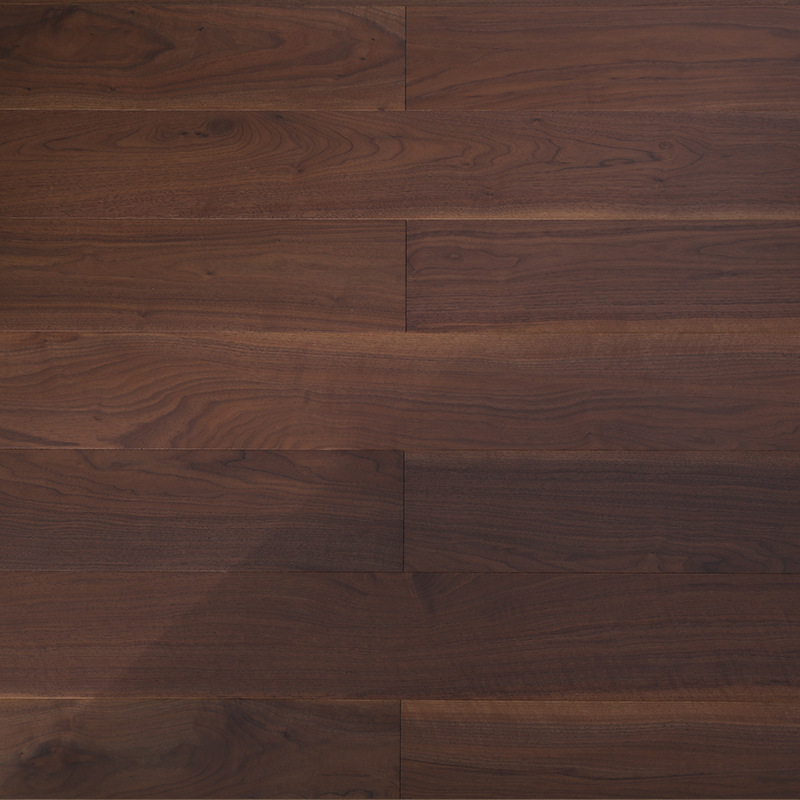 Floor High Quality Three layers of black walnut solid wood floor ENF class wear-resistant silent