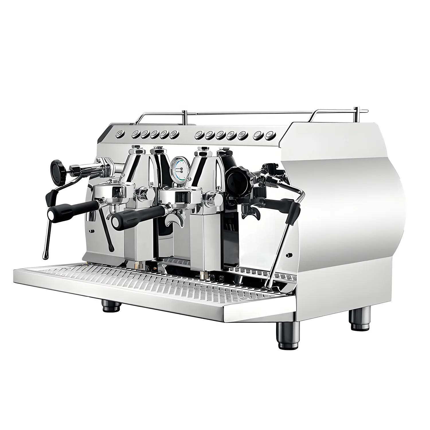 ST nueva llegada personalizada conveniente dos grupos Pid Control comercial Kahve Makinesi máquina de café expreso
