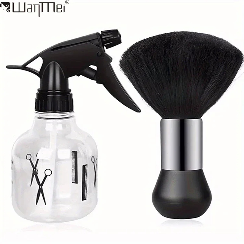 WANMEI Kapper Kapper Watersproeier Set Barbershop Kappers Nekstofdoek Reinigingsborstel Professioneel haarstylinghulpmiddel