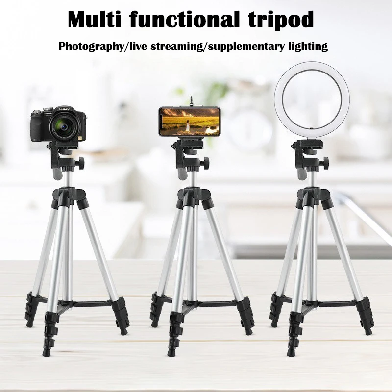 Trípode de 102cm para teléfono, grabación de vídeo, soporte de trípode para teléfono con control remoto Bluetooth, soporte Universal para fotografía de teléfono y cámara