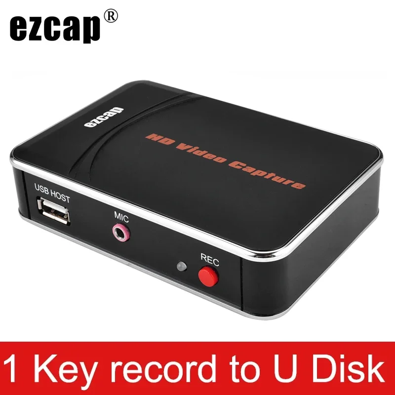EZCAP 280HD HDMI Game Capture Card Video Record Box 1080P 30fps Игровой рекордер для Xbox PS3 PS4 MIC Вход, к USB-диску, нет необходимости ПК