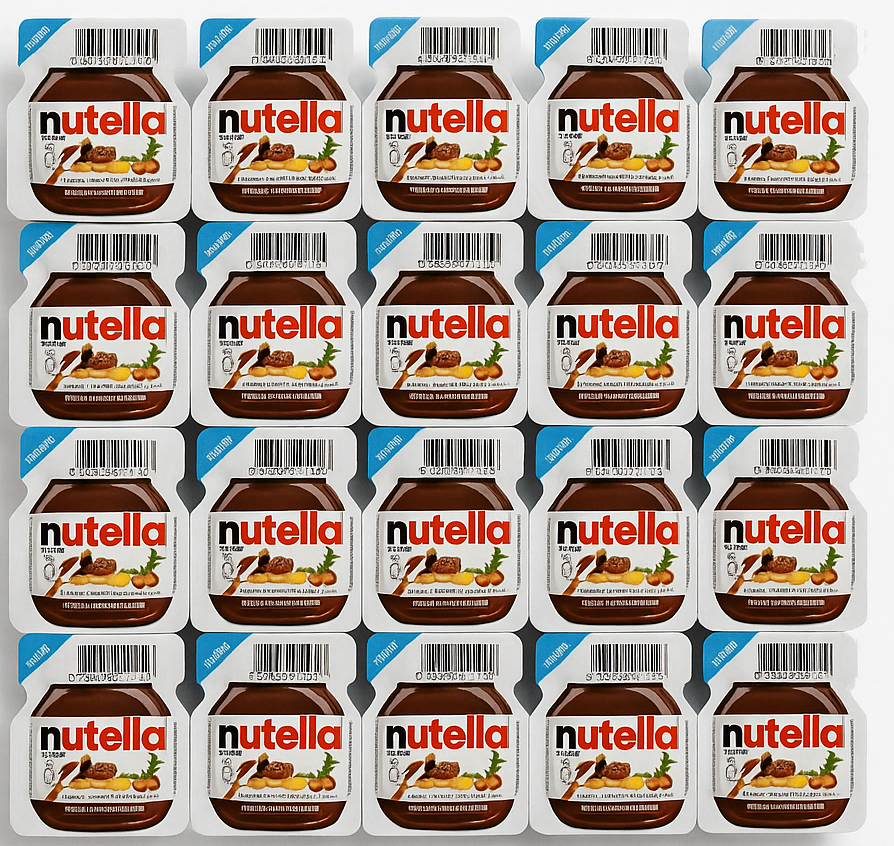 Nutella Mini-Portion 15 g x 30 Stück – Ferrari für den italienischen Markt