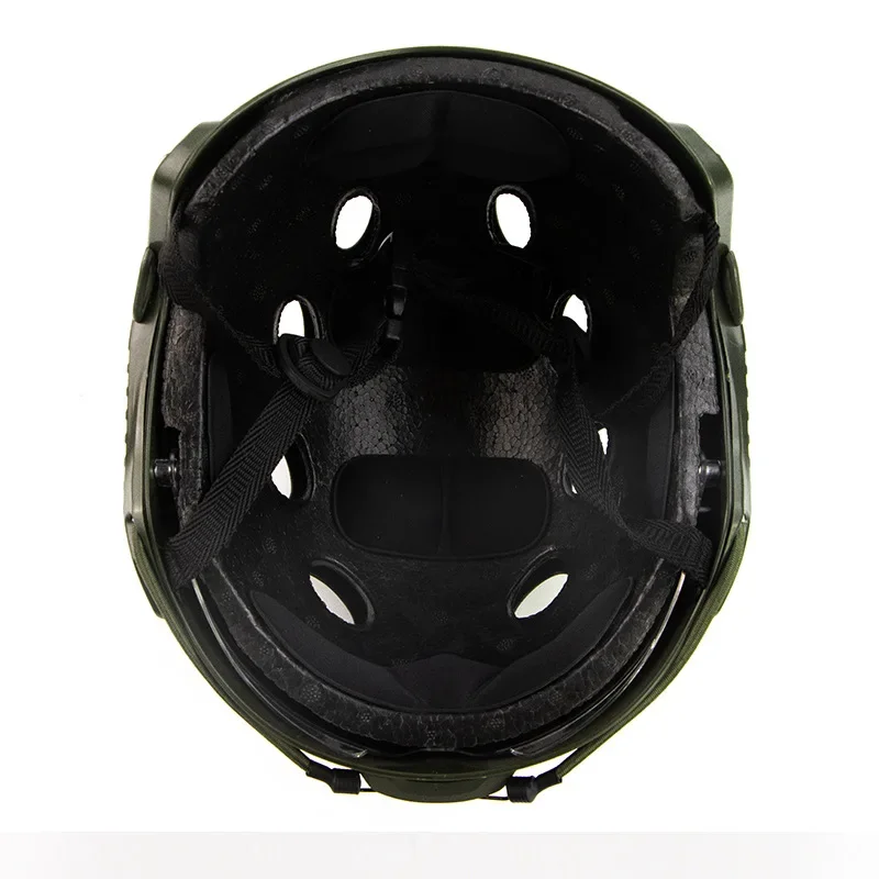 Capacete rápido airsoft mh capacete abs novo engrossado ao ar livre pj pistola de ar tiro cs equipamentos de proteção para adulto