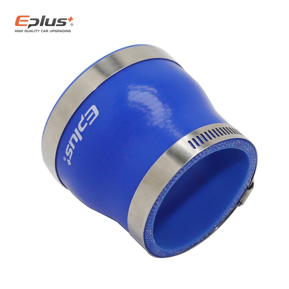 EPLUS Universal-Silikonschlauch, gerade, großer bis kleiner Anschluss, Auto-Ladeluftkühler, Turbo-Ansaugrohr-Kupplung, Blau, verschiedene Größen