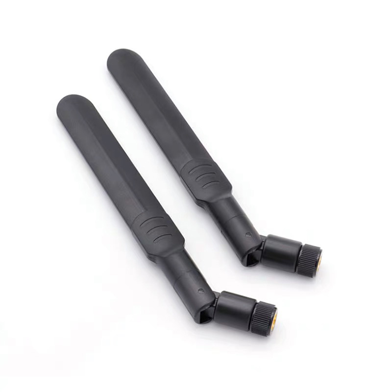 2 uds 8dBi antena WIFI de doble banda 2,4G 5G 5,8G SMA macho amplificador aéreo Universal enrutador WLAN amplificador único