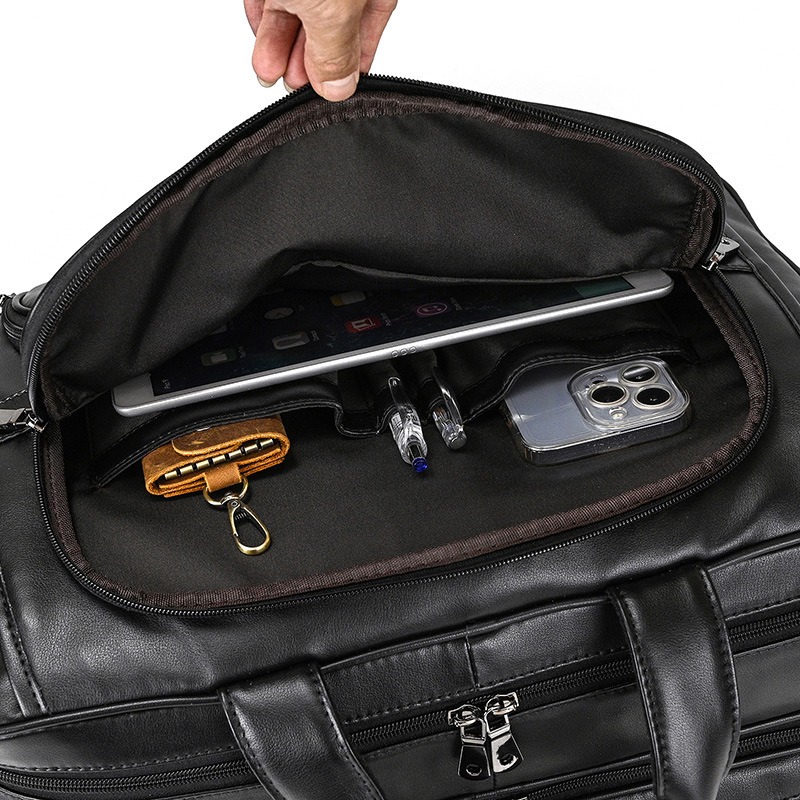 Sac à Main A4 en Cuir group pour Homme, Marron, Noir, Café, pour Ordinateur Portable, Bombes, en Peau de Vache, Portefeuille, M3316, Nouvelle Collection