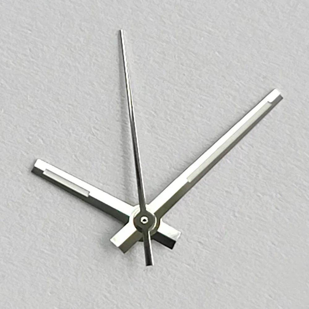 Manecillas NH35 de oro rosa y plata, manecillas de reloj verdes luminosas para relojes de movimiento NH35/NH36/4R/7S, accesorios de punteros