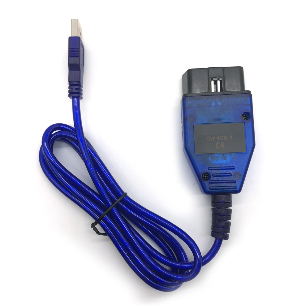 Para vag kkl 409.1 ch340 obd2 interface usb para audi/seat/skoda/vw cabo de diagnóstico do carro ft232rl interruptor para fiat ecu scan vag kkl
