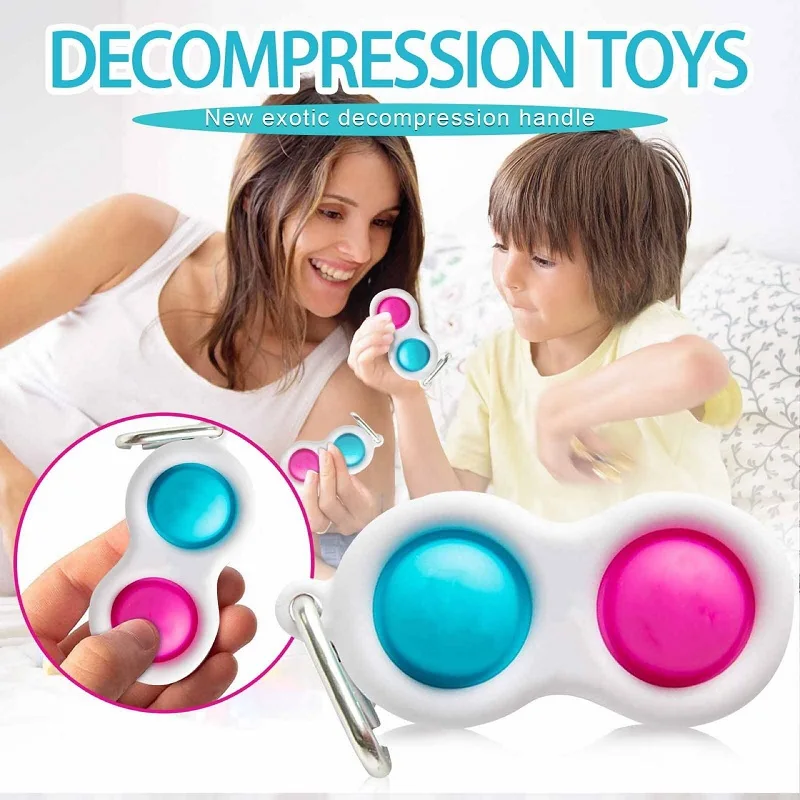 Squishy Fidget Cảm Quan Đồ Chơi Trẻ Tự Kỷ Và Lo Lắng Cảm Quan Reliver Thu Nhỏ Ống Đồ Chơi Dành Cho Người Lớn Đẩy Bóp Hạt Đậu Đồ Chơi