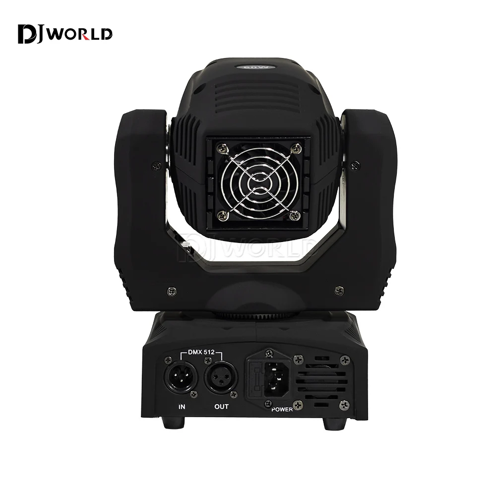 2 ชิ้น/เซ็ต 60W LED Gobo Moving Head Light Spot รูปแบบโฟกัสแบบแมนนวล DMX หมุน LED รูปแบบเวทีแสงสําหรับ Dj Disco Party Clubs