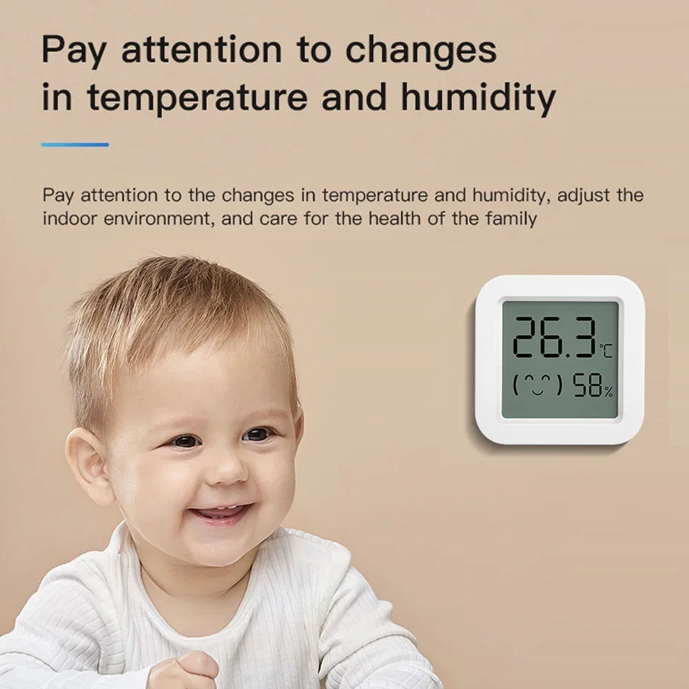Sensor de temperatura y humedad con WiFi, higrómetro con retroiluminación, termómetro, compatible con Alexa y asistente de Google Home, Tuya Smart Life, nuevo