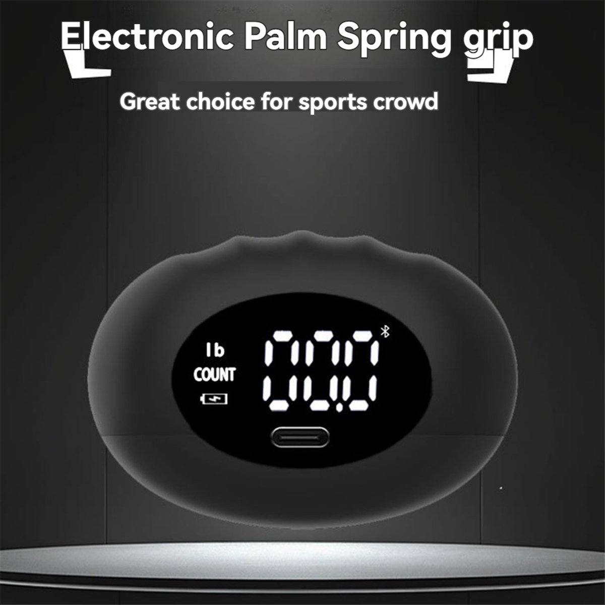 BAAU 握力テスター、デジタル握力トレーナー、最大 396 ポンドのハンドグリッパー強化装置、フィンガーグリップトレーニング用 B